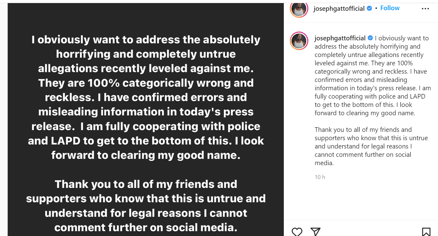 Game of Thrones actor, Joseph Gatt arrested over alleged sexually explicit communication with a minor