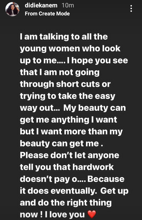 Many married women beg me for money daily - Actress Didi Ekanem says as she advises young ladies to financially empower themselves before marriage