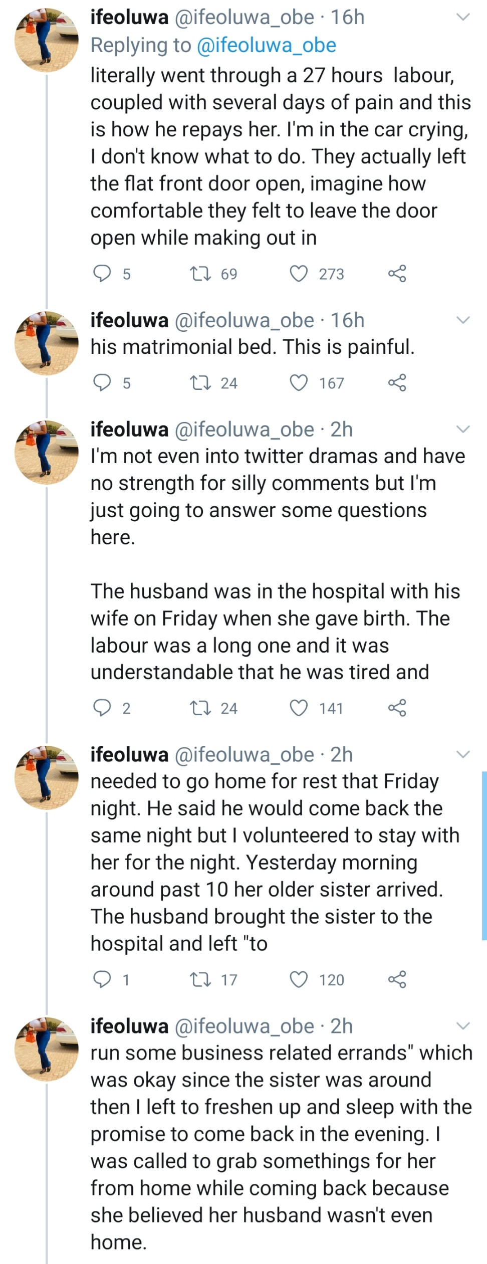 Husband caught having sex with his maid just hours after his wife gave birth