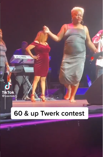 Video of 60+ year old women twerking at a concert goes viral (watch video)