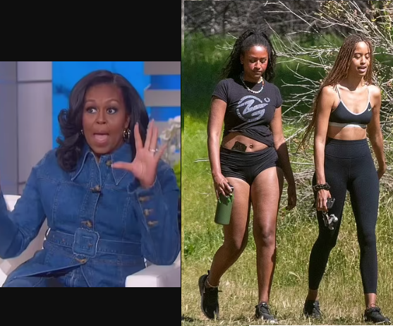 Michelle Obama reveals her daughters Sasha, 20, and Malia, 23, have boyfriends; says she marvels at them 'bringing grown men home'