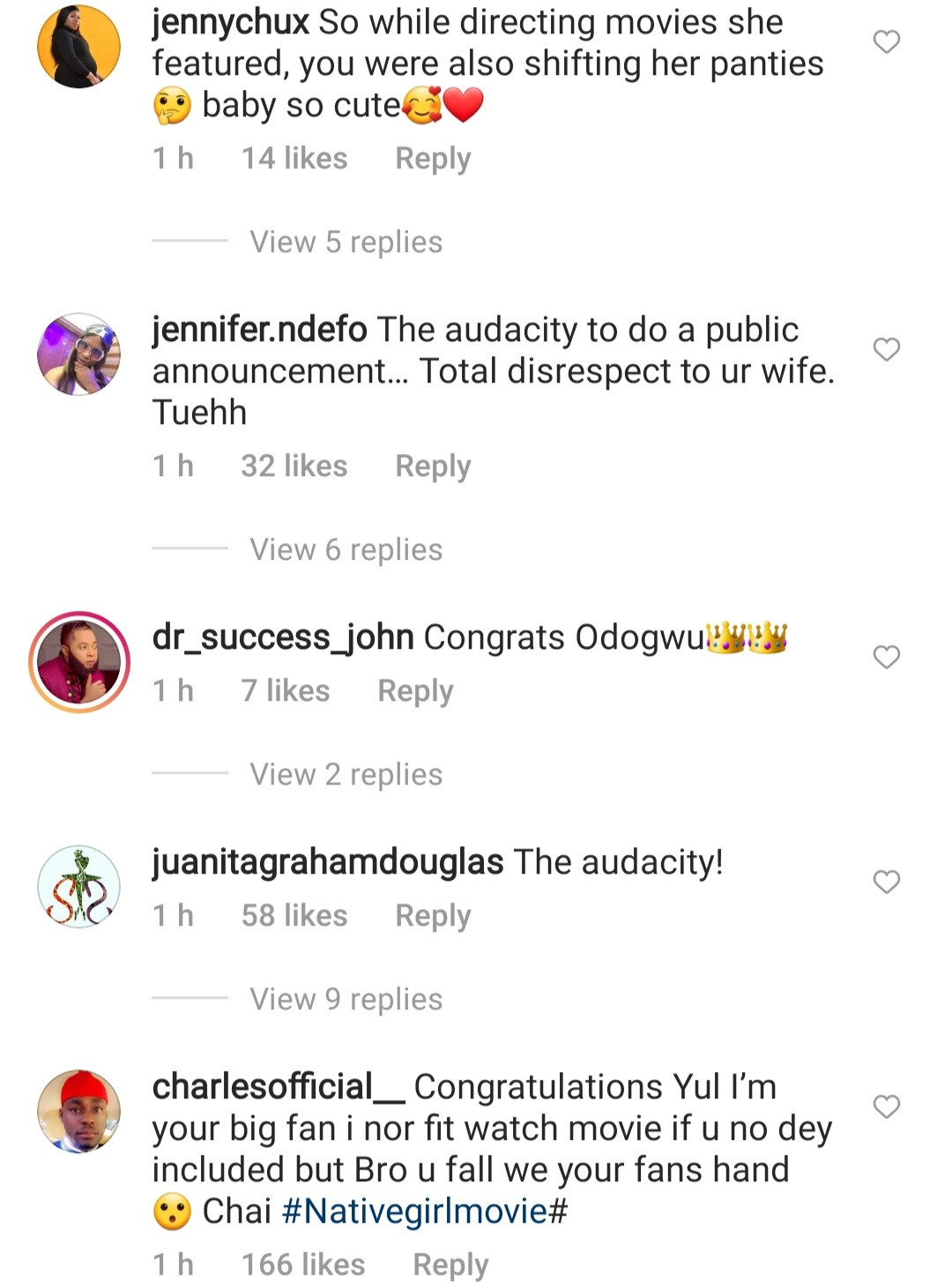 Nigerians troop to Yul Edochie's IG account to react following news he welcomed a child with actress Judy Austin Muoghalu