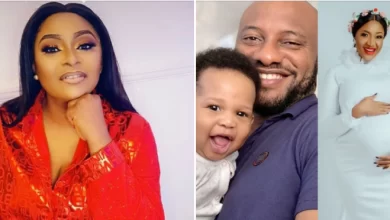 I am deeply hurt and embarrassed – Victoria Inyama addresses Pete Edochie after his son, Yul announced that he has welcomed a child with his second wife
