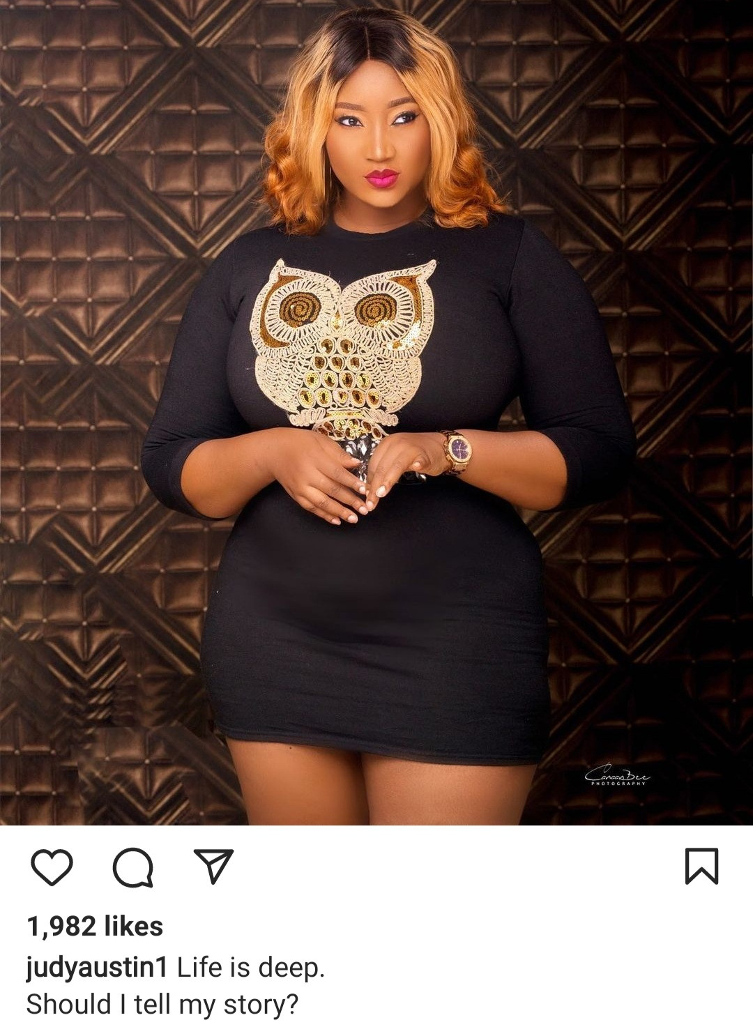 Should I tell my story?" Yul Edochie's second wife Judy asks as she tells her followers that "life is deep"