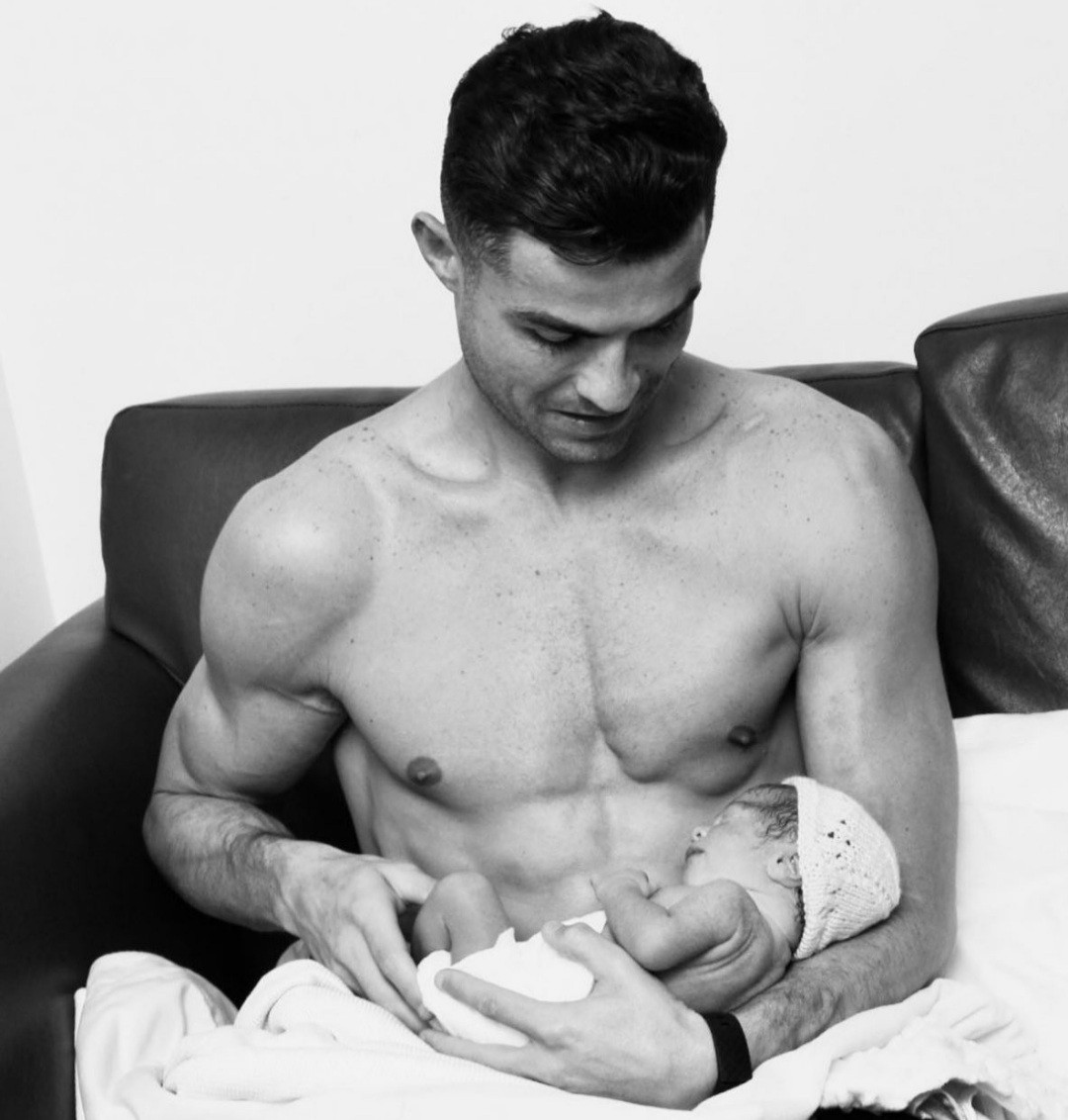 Forever love" Cristiano Ronaldo writes as he shares photo of newborn