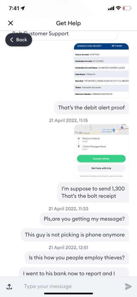 After Receiving N130,000 Instead of N1,300, Bolt Driver Saheed Olumegbon ‘Disappears’