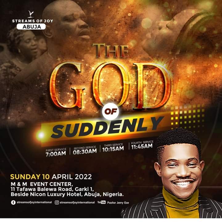 Streams of Joy Live Service 10 April 2022 || Pastor Jerry Eze