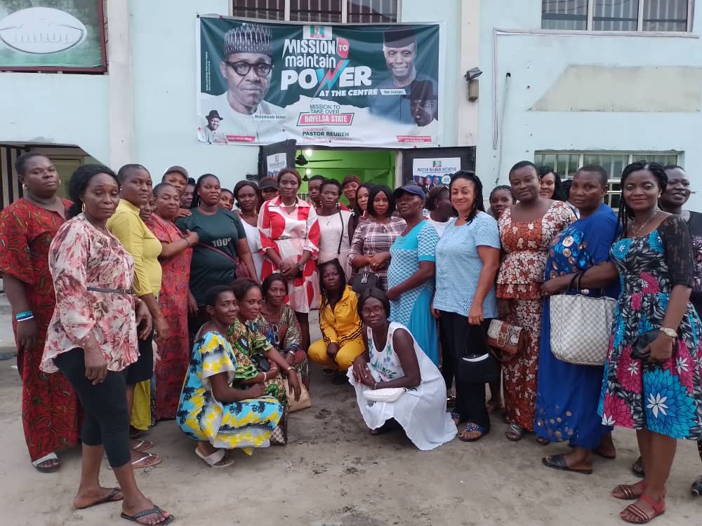 THE STATE WOMEN LEADER OF THE PASTOR REUBEN INITIATIVE FOR GOOD LEADERSHIP AND ACCOUNTABILITY PST ESTHER MARTINS MEET VARIOUS WOMEN WINGS AHEAD OF THE OPERATION SHOW YOUR PVC CAMPAIGN AT THE STATE SECRETARIAT.