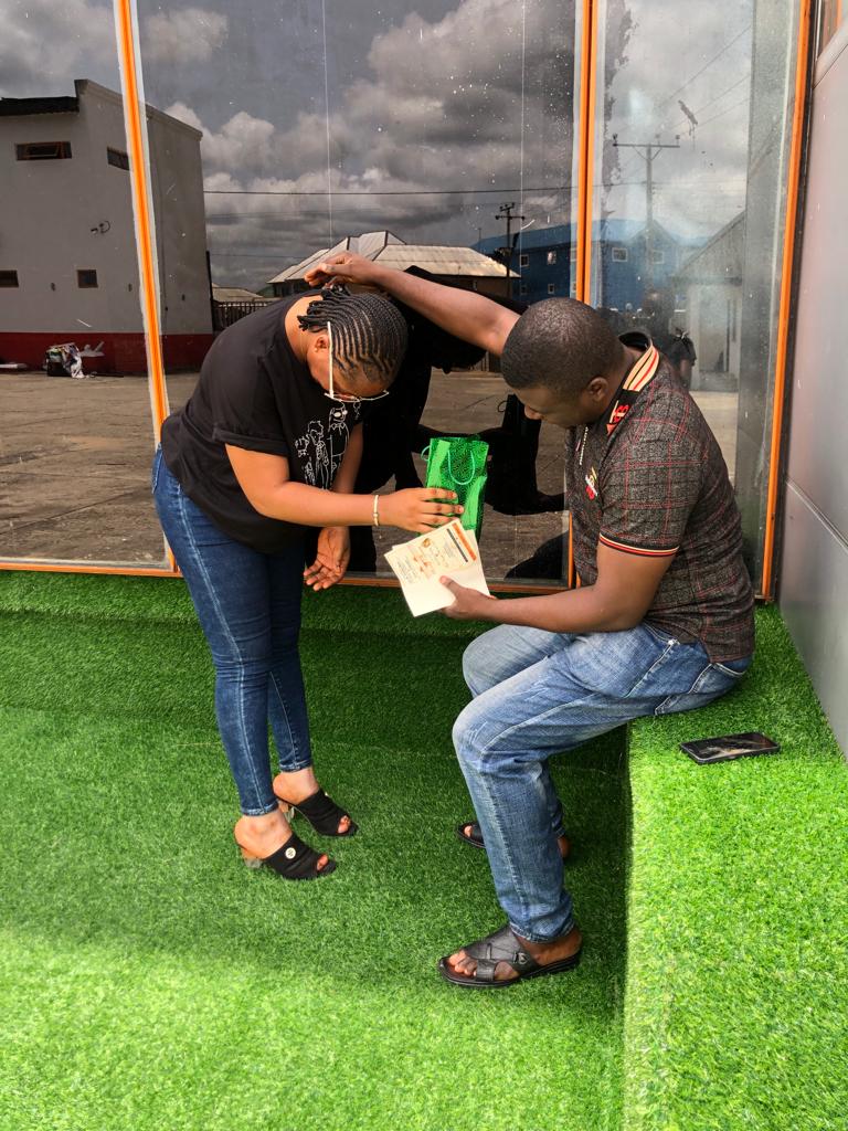 Ex Miss Nollywood international Sonia Sunday invite boss Mr Barakumo Odede for her wedding wine to show respect