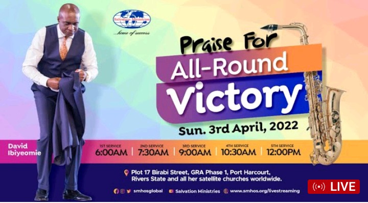 David Ibiyeomie Live Service 3 April 2022 | Salvation Ministries