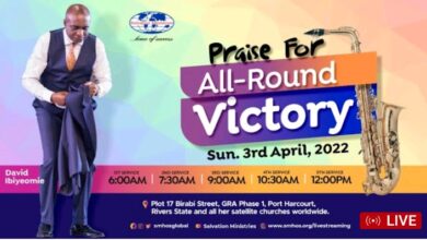 David Ibiyeomie Live Service 3 April 2022 | Salvation Ministries