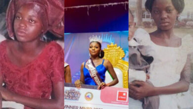 Reactions As Current Miss Nollywood Beauty Queen Karina Simon Throwback Photo Surfaces