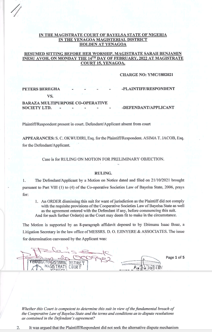 Magistrate court dismiss suit against Baraza for lack of jurisdiction