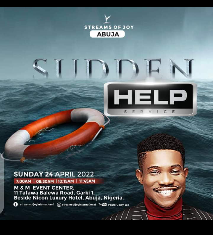 SUDDEN HELP SERVICE with pastor Jerry Eze 24th April 2022 watch live service