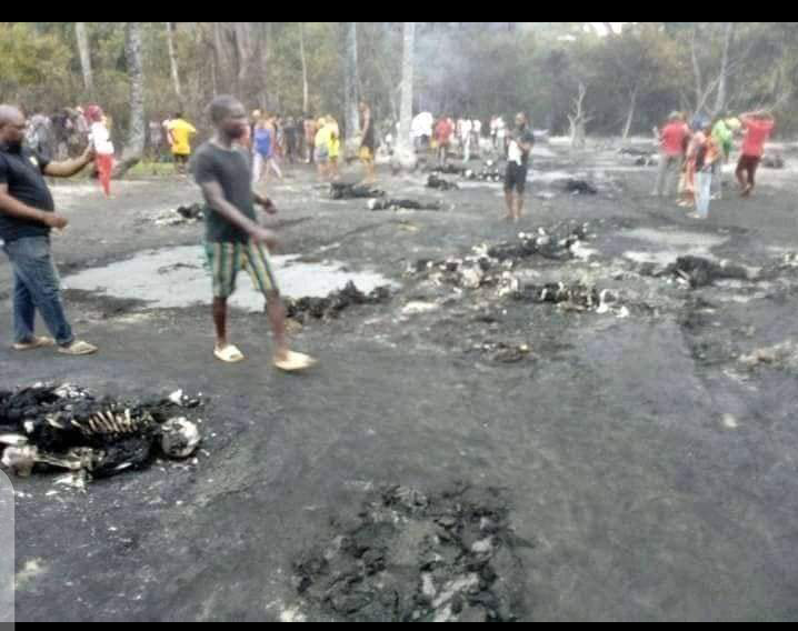 Over 100 Persons Feared Dead As Explosion Guts Illegal Oil Bunkering Sites At Abaezi Forest Ohaji/Egbema LGA, Imo State.