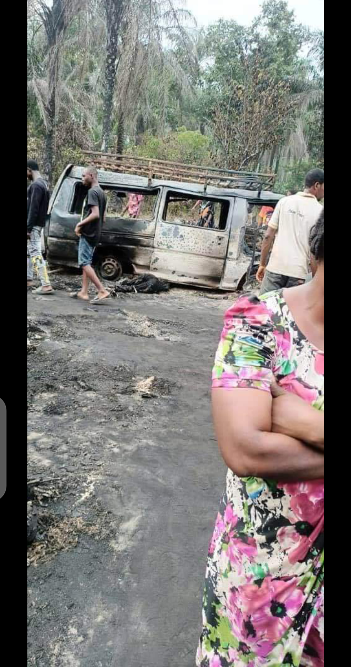 Over 100 Persons Feared Dead As Explosion Guts Illegal Oil Bunkering Sites At Abaezi Forest Ohaji/Egbema LGA, Imo State.