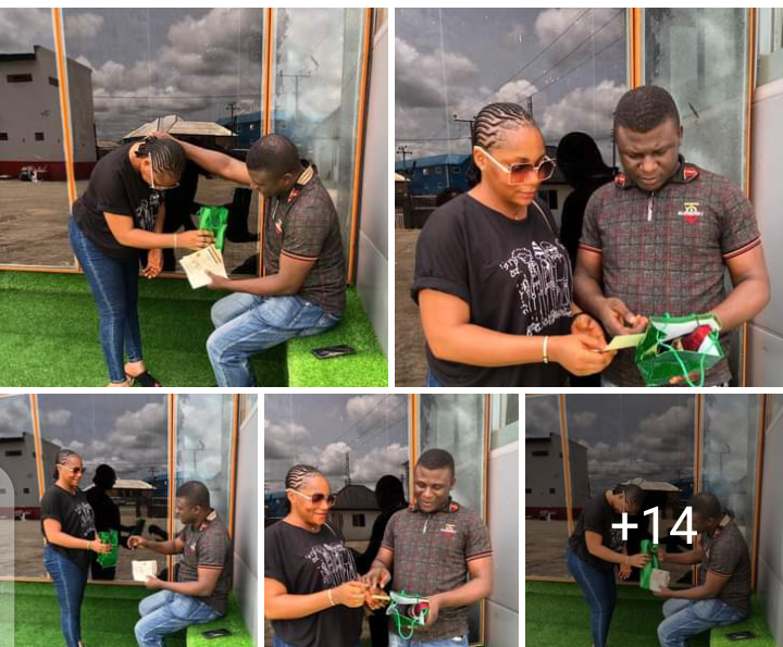 Ex Miss Nollywood international Sonia Sunday invite boss Mr Barakumo Odede for her wedding wine to show respect