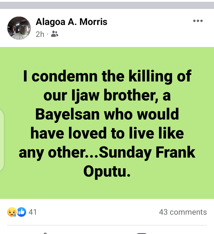 Sunday Oputu: Police promise to arrest perpetrators, as environmentalist condemns killing