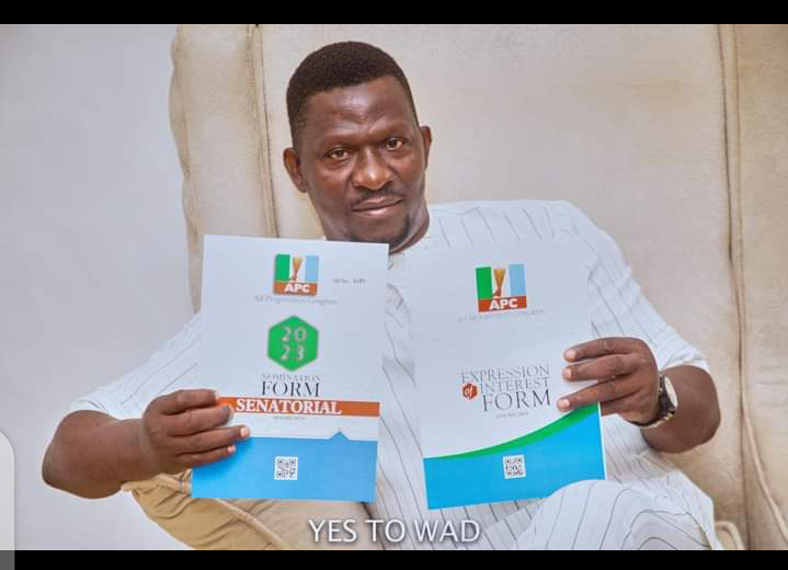 Hon wilson Ayakpo of APC Officially pick his intent form to contest the forthcoming Bayelsa West Senatorial seat