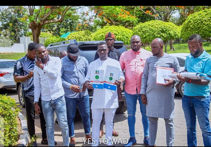 Hon wilson Ayakpo of APC Officially pick his intent form to contest the forthcoming Bayelsa West Senatorial seat