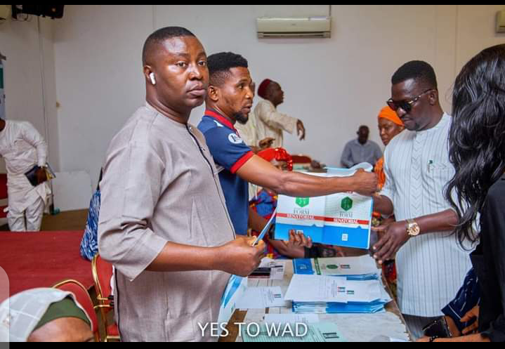 Hon wilson Ayakpo of APC Officially pick his intent form to contest the forthcoming Bayelsa West Senatorial seat
