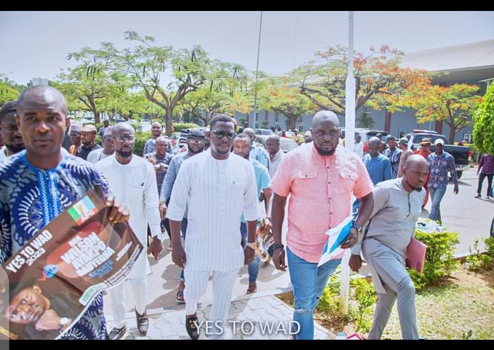 Hon wilson Ayakpo of APC Officially pick his intent form to contest the forthcoming Bayelsa West Senatorial seat