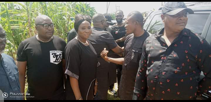 FAREWELL TO LATE HON TESSY AARON AS FOUNDER PASTOR REUBEN INITIATIVE FOR GOOD LEADERSHIP AND ACCOUNTABILITY SHOWS LAST RESPECT.