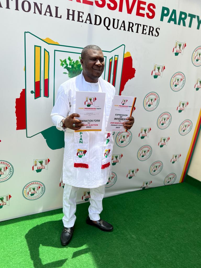 Dr. Echem Storms YPP Office, Obtains Nomination Form To Represent Orumba South Constituency