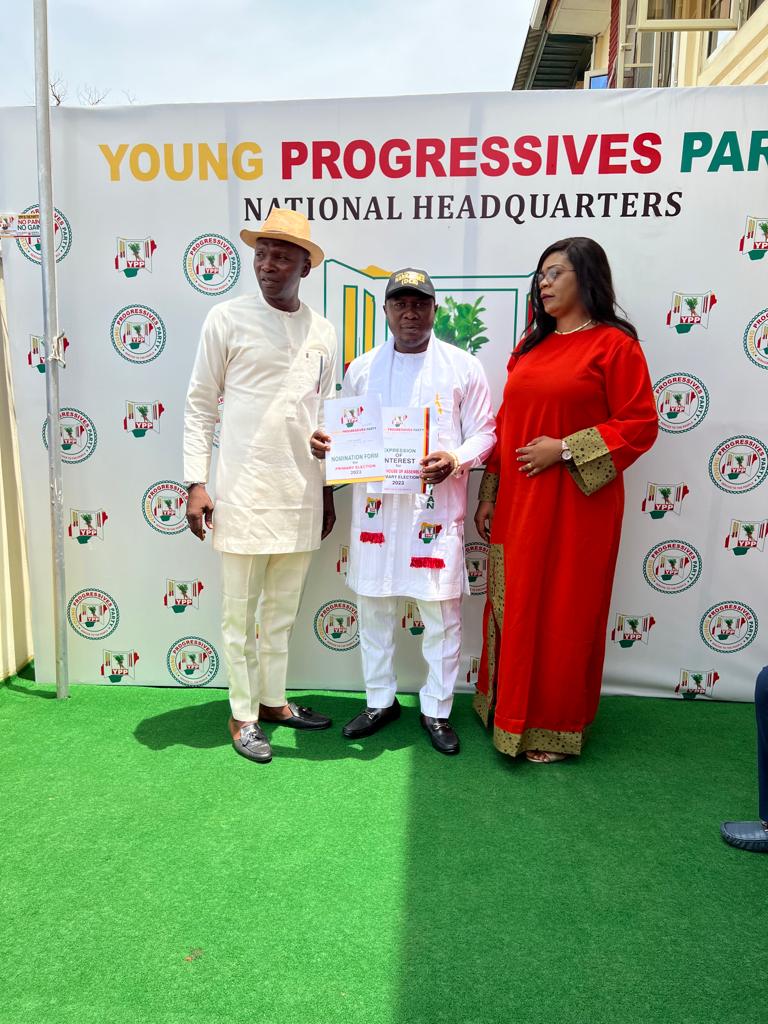 Dr. Echem Storms YPP Office, Obtains Nomination Form To Represent Orumba South Constituency