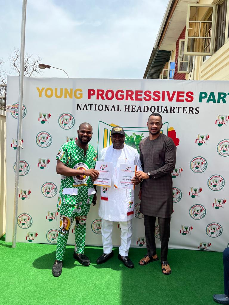 Dr. Echem Storms YPP Office, Obtains Nomination Form To Represent Orumba South Constituency