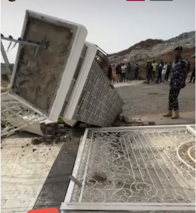 Tonto Dikeh’s Ex Lover Kpokpogri Cries Out As His House Gets Demolished By FCDA