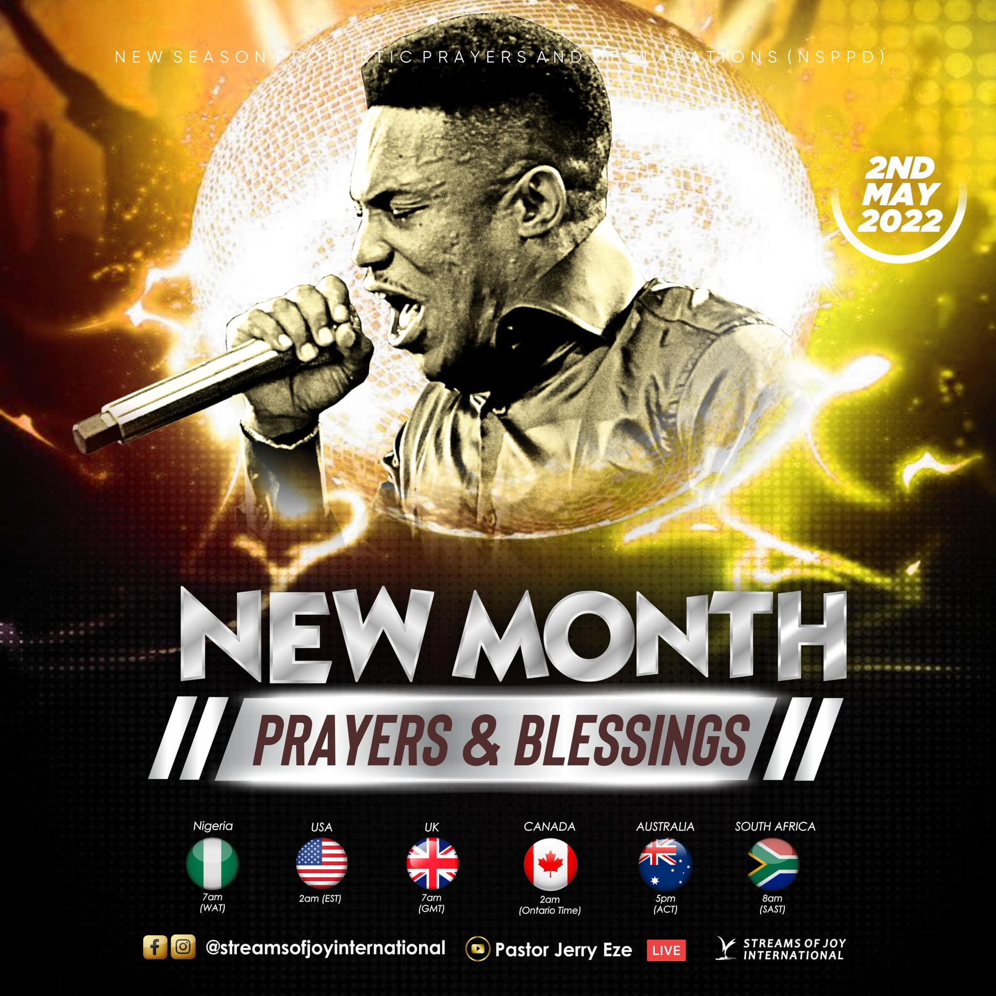 NSPPD Live 2 May 2022 Monday Prayer With Pastor Jerry Eze