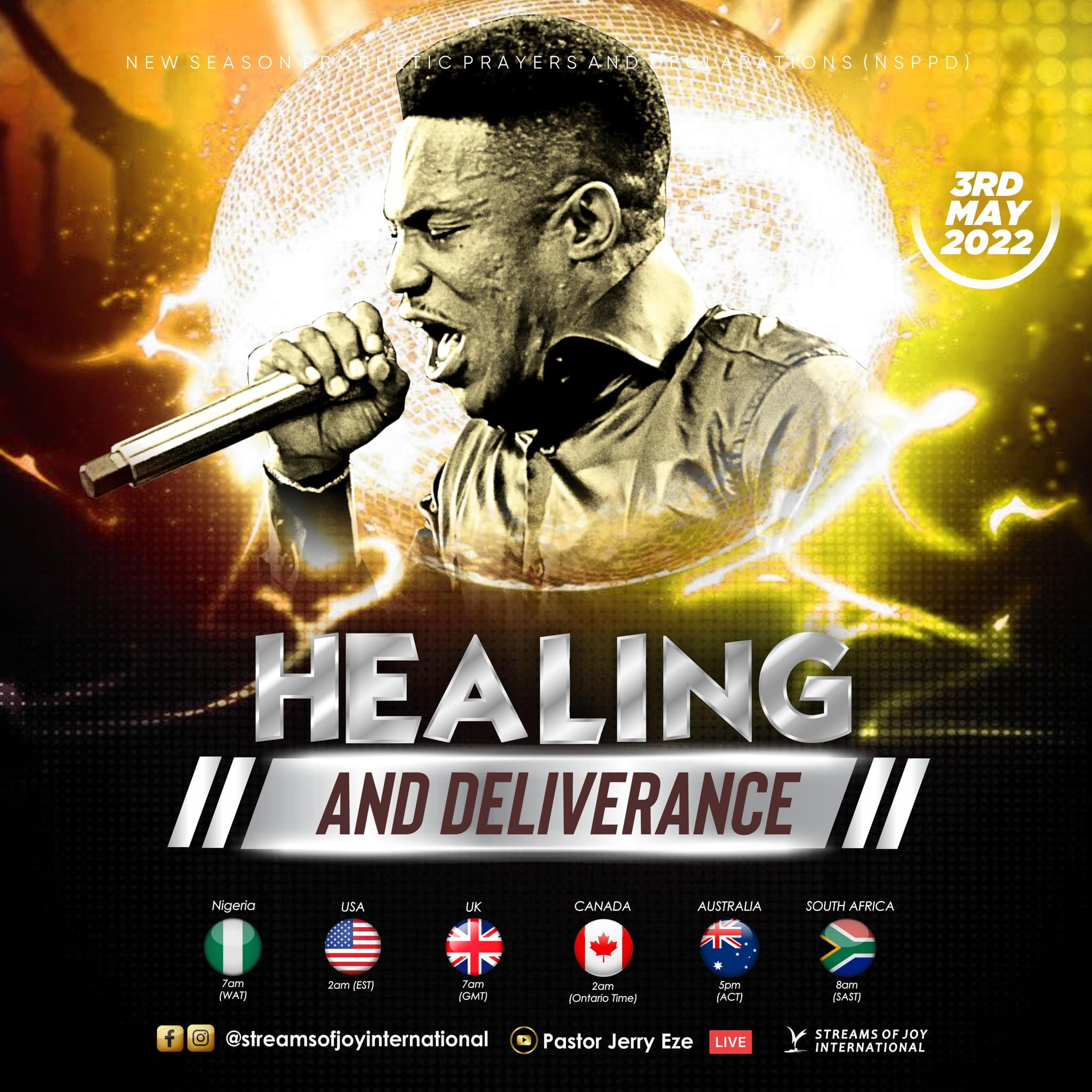 NSPPD Live 3 May 2022 Tuesday Prayer With Pastor Jerry Eze