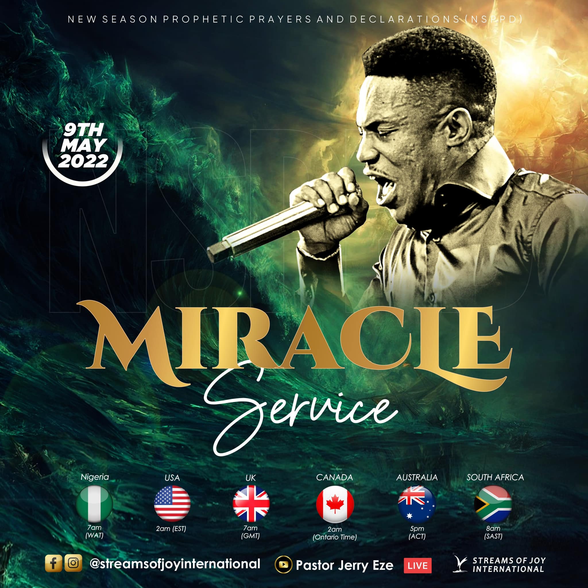 LIVE: NSPPD May 9th 2022 Prayer With Pastor Jerry Eze for prophetic