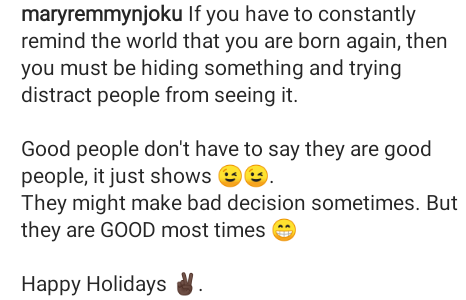 Majority of religious fanatics I have met are very wicked yet they are in church 6 days a week" - Mary Remmy Njoku