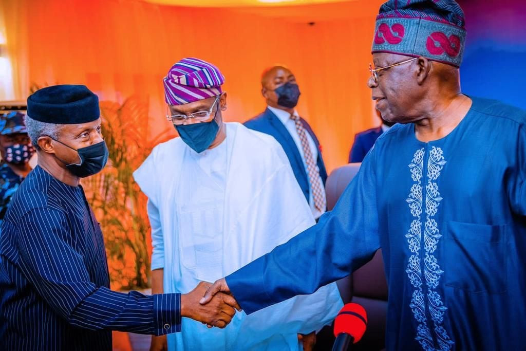 APC presidential ticket: Osinbajo, Tinubu, Fayemi, others fail to agree on consensus as they meet in Lagos (photos)
