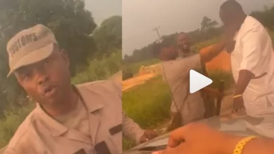 Viral video of a Customs officer slapping an aide to Delta state governor, Ifeanyi Okowa