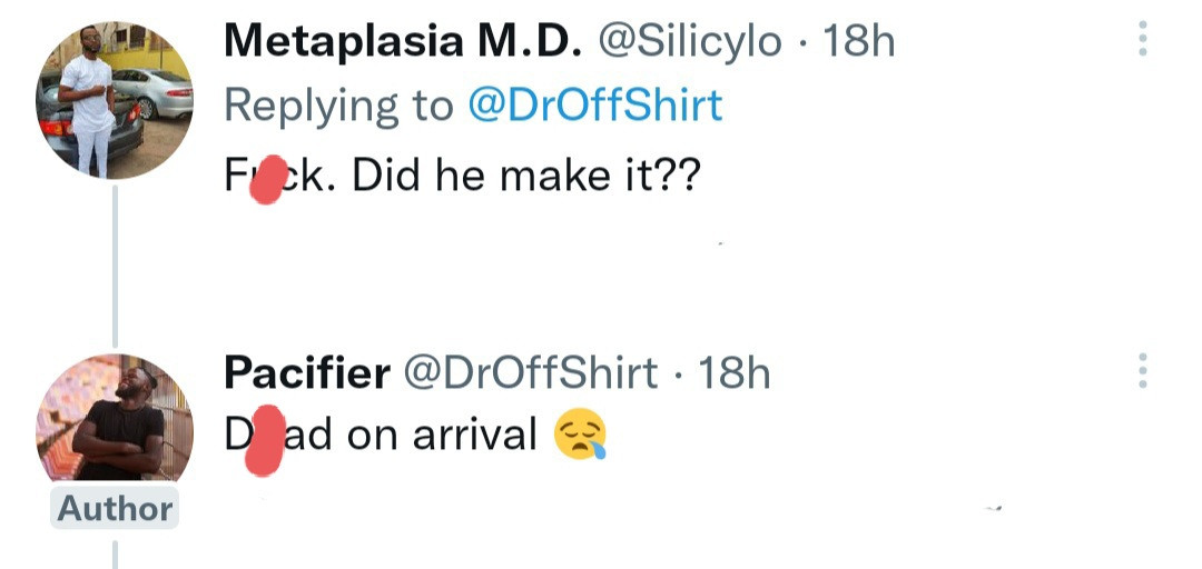 Twitter users mourn Nigerian medical doctor who came in from Asia for an exchange program in Nigeria but was 'shot dead' in Enugu over the weekend