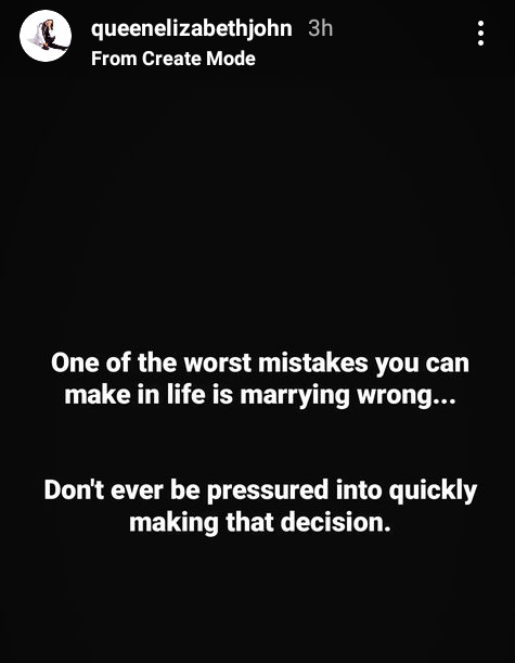 One of the worst mistakes you can make in life is marrying wrong" - Filmmaker, Yomi Black's ex-wife Elizabeth John writes