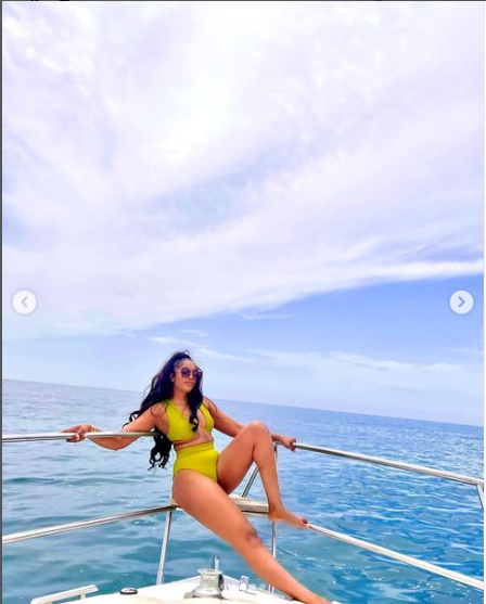 Actress, Sharon Ooja shares swimsuit photos as she vacations in Spain