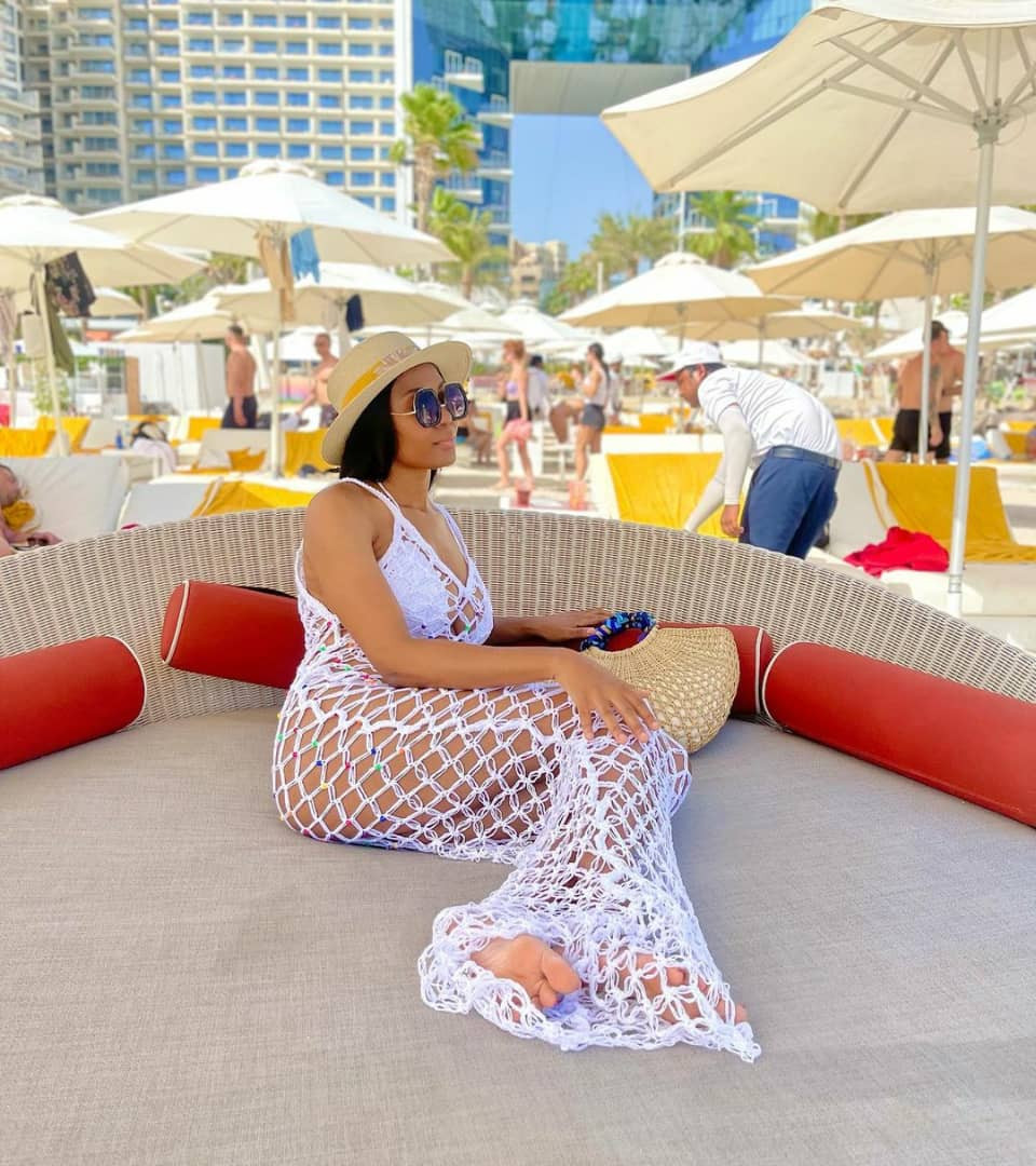 Fashion Designer, Yomi Casual's wife, Grace, flaunts her bikini bod (photos)