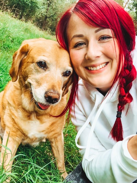 Woman quits job to spend time with her sick dog diagnosed with paralysis and dementia