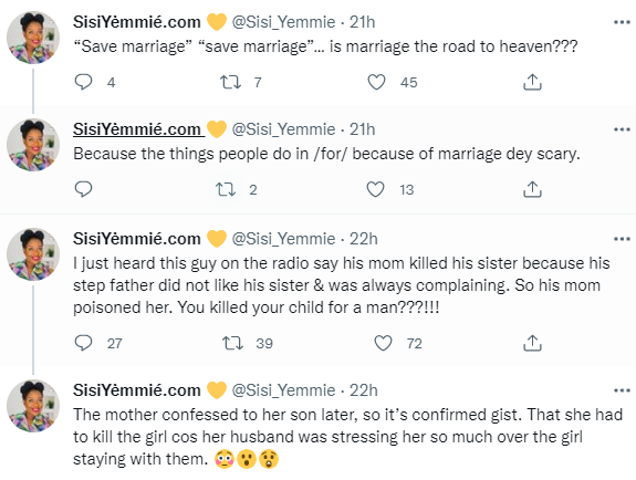 Twitter stories: Lady kills her daughter just to satisfy her new husband