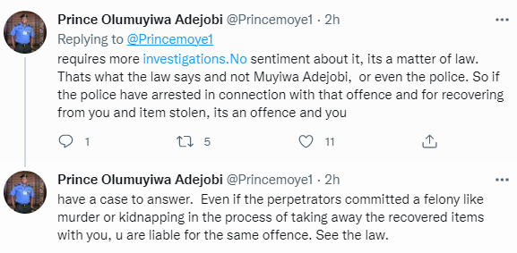 It is dangerous - Police PRO Olumuyiwa Adejobi warns against buying items from street traders as lady is arrested for buying stolen recharge card