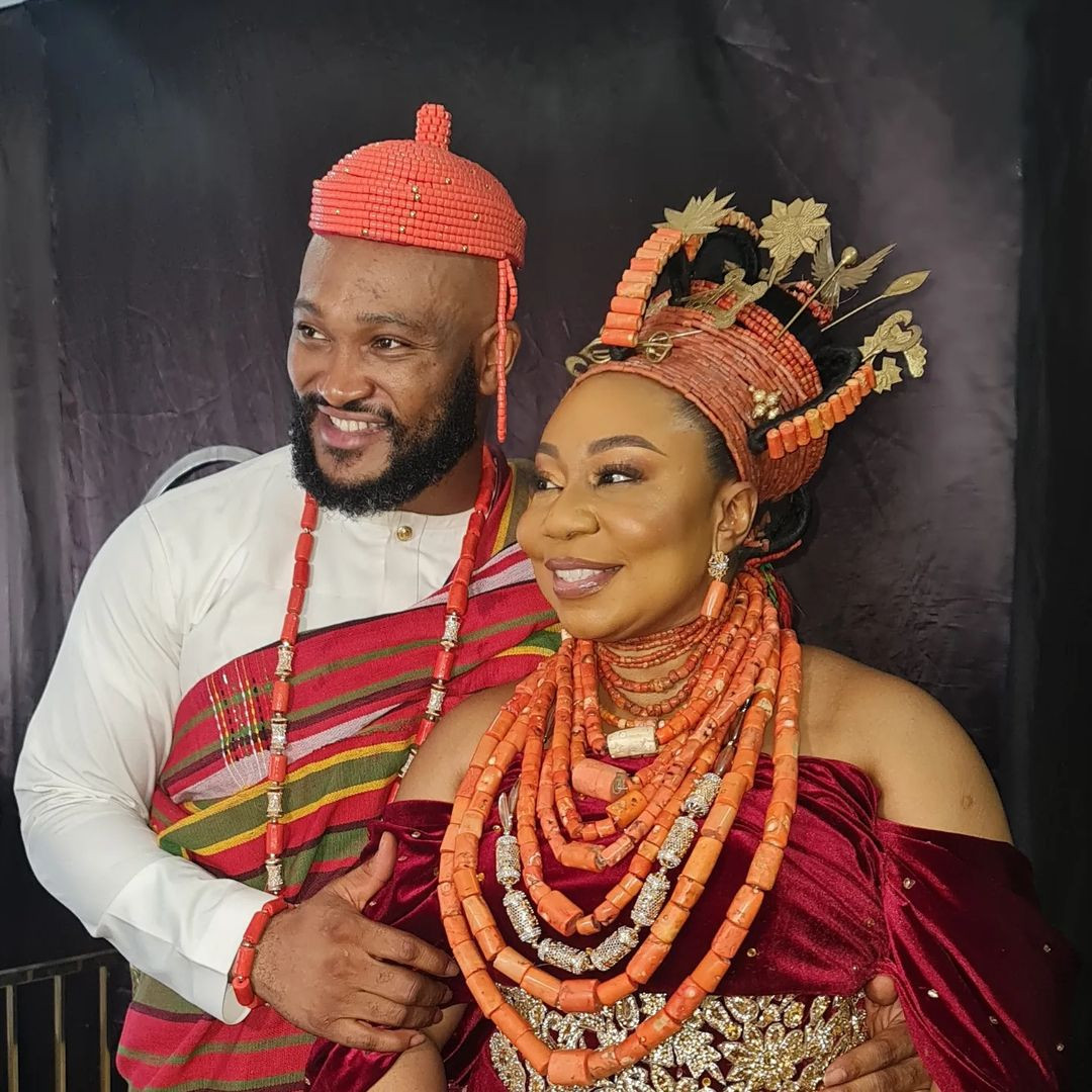 Actor Blossom Chukwujekwu remarries....see photos from his traditional wedding