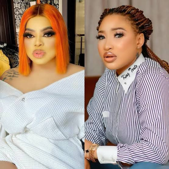 No man wants to be with you because you're bitter" Bobrisky writes as he and Tonto Dikeh resume their beef