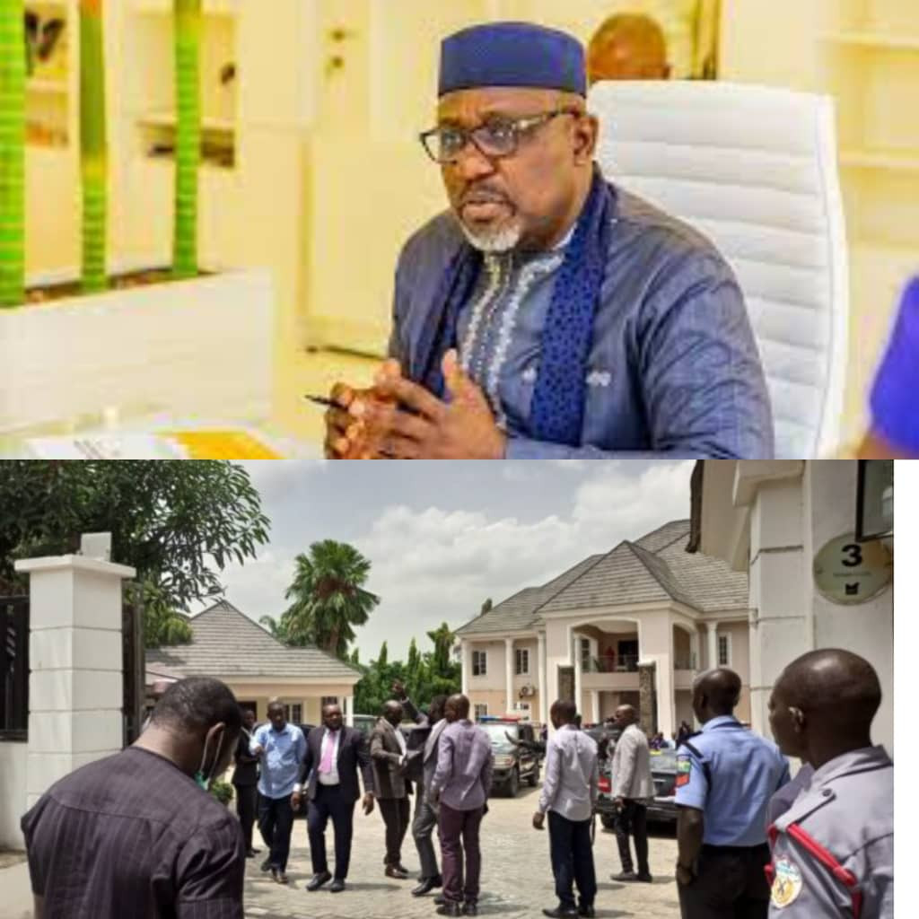 I am under hostage- Okorocha speaks as EFCC lays siege at his Abuja residence