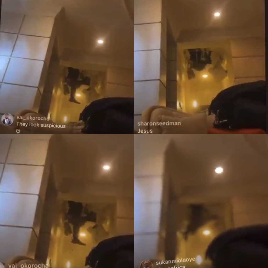 Watch moment EFCC operatives broke into Senator Okorocha's residence through the ceiling before arresting him in Abuja (video)