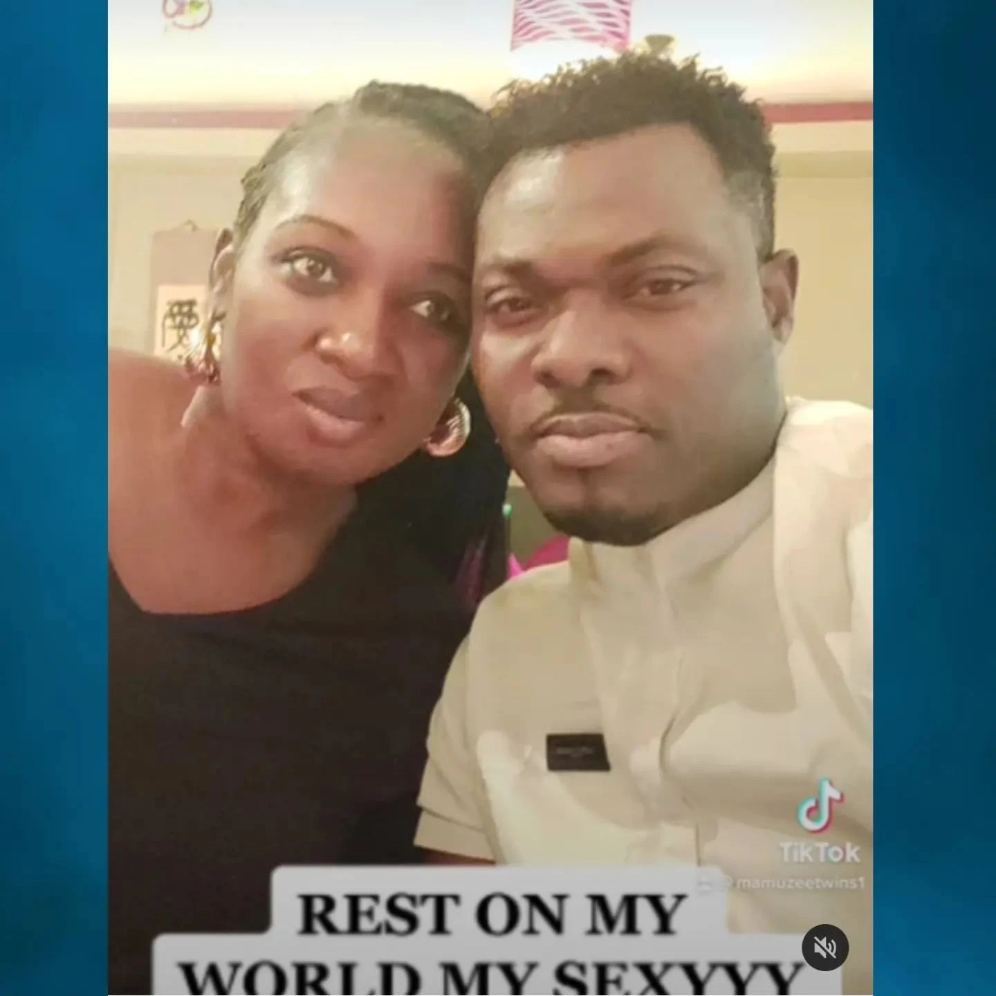 Painful: One of the  Mamuzee twins lost wife