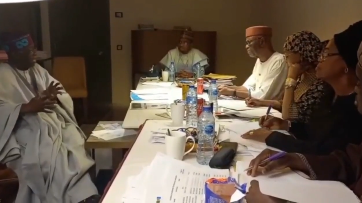 Watch video of presidential hopeful, Bola Tinubu, speaking at the APC Presidential screening committee